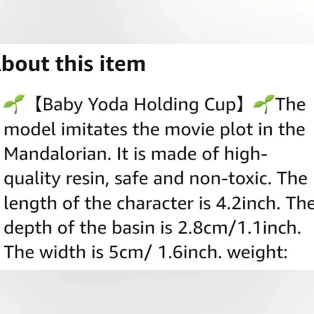 Baby Yoda Mini Planter